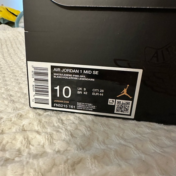 Air Jordan 1 Mid Se white/ legend pink-sail - Picture 7 of 7